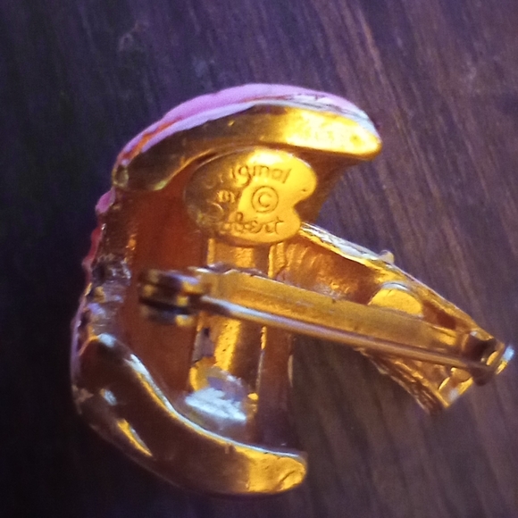 Vintage Original by Robert ladybug and mushroom brooch - Picture 4 of 6